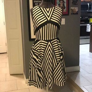 Black and white dress